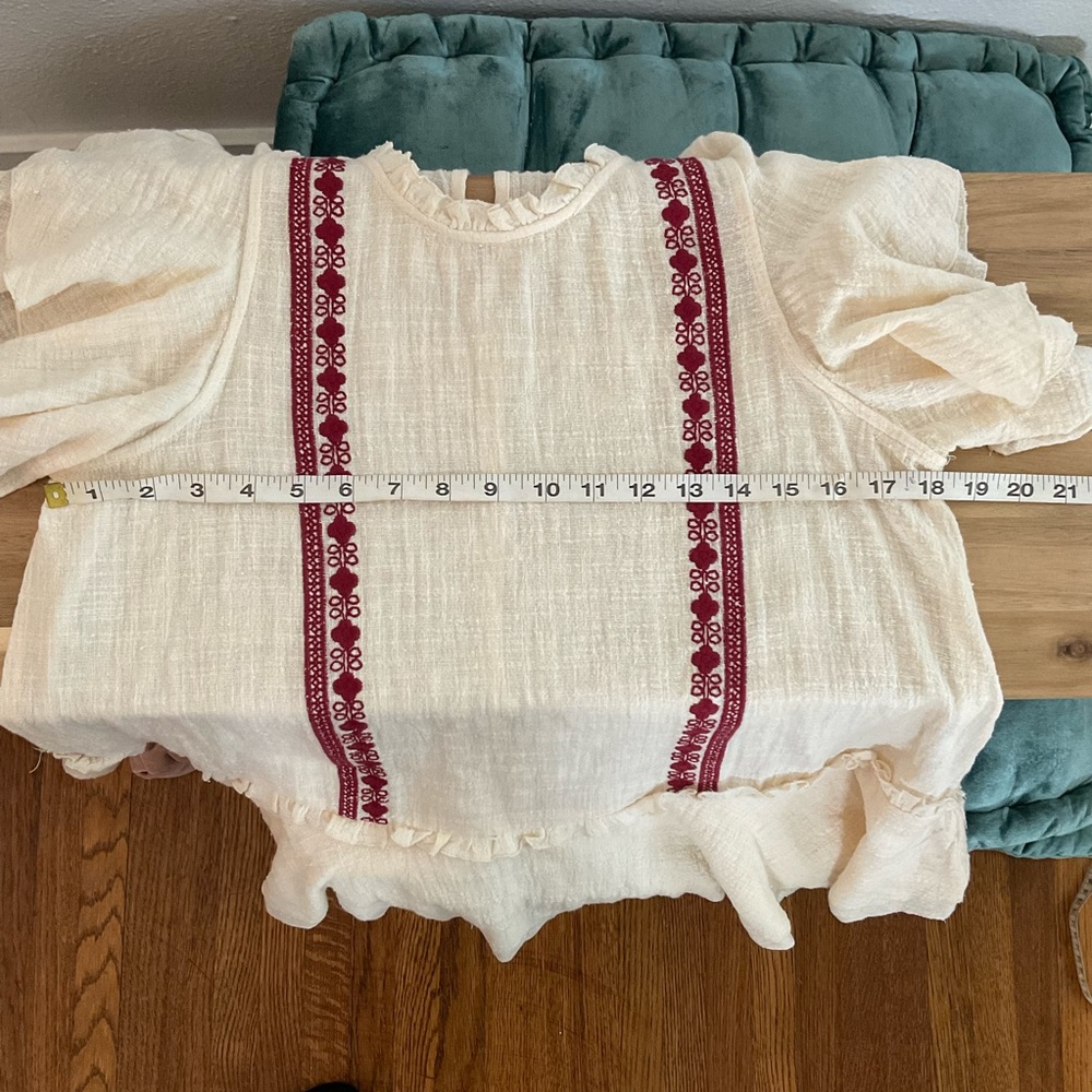 ODDY Gauzy Boho Tunic Festival Top Sz M - Picture 7 of 9